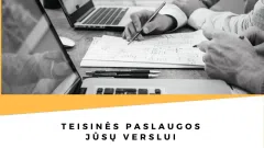 Teisinės paslaugos Jūsų verslui