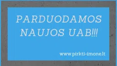 Parduodamos naujos UAB