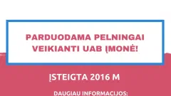Parduodamas pelningai veikiantis verslas