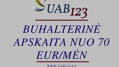 Buhalterinė apskaita geriausiomis sąlygomis!