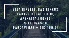 Įmonė be skolų ir įsipareigojimų - super kaina!
