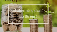 UAB123 buhalterinė apskaita geriausiomis sąlygomis!
