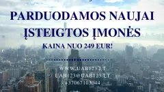 Įmonės be skolų ir įsipareigojimų - super kaina!