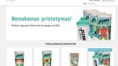 Parduodamas elektroninės prekybos verslas -  pilnaverčiais maistiniai kokteiliai PlennyShake, www.dzimis.lt