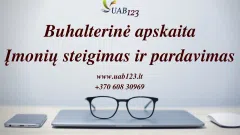Buhalterinė apskaita, įmonių steigimas ir pardavimas!