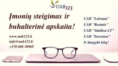 UAB123 buhalterinė apskaita  - Čia gimsta verslas!