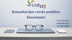UAB123 - Konsultacijos verslo pradžios klausimais
