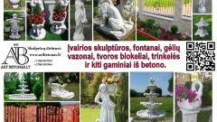 Betono gaminių eksportas.