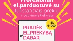 Profesionali el.parduotuvė su tiekėjų integracijomis PIGIAU!