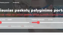 PaskolosPaieska.lt parduodama paskolų paieškos ir palyginimo sistema