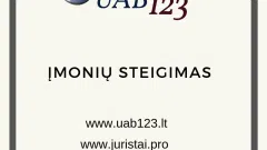 UAB123 - Įmonių Steigimas Ir Naujų UAB Pardavimas