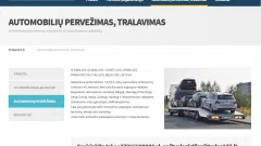 Parduodamas verslas ekspedicinė transporto įmonė