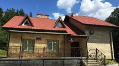 Poilsiavietė su išvystyta infrastruktūra