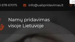 Parduodu įmonę UAB Pridavimas, su klientų srautu, su tinklapiu, kuris gerai rodomas Google