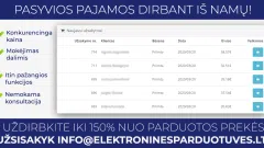 Elektroninė parduotuvė su tiekėjų