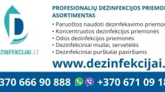 Profesionalios sertifikuotos dezinfekcijos priemonės didmeninė ir mažmeninė prekyba