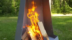 Ieškau partnerių Lietuvoje. (Metalinis lauko židinys, sraigtiniai poliai iš Baltarusijos)