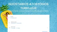 Parduodamas nišinis turizmo projektas