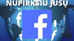 Nupirkčiau FACEBOOK puslapį arba grupę