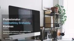 Internetinių svetainių kūrimo ir web paslaugų tinklapį veikiantį nuo 2018 m.