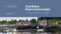 PRIVATŪS REKREACINIAI NAMUKAI NUOMAI. ATSIPERKAMUMAS 3,9 - 4,1 m (ROI nuo 24,3%)