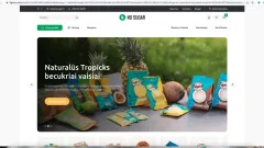 Parduodama išskirtinė, sveikų ir natūralių maisto produktų el. parduotuvė www.nosugar.lt