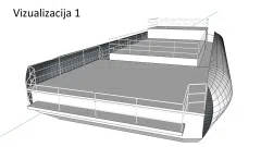 IŠNUOMOJAMAS laivas ant upės Vilniaus miesto ribose. 229 m2 terasos ant denio, bei 176 m2 patalpų laivo viduje - 2
