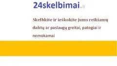 www.24SKELBIMAI.LT Skelbimų portalas.