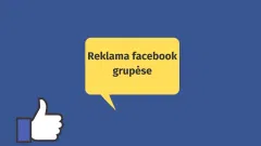 Siūlau reklamą facebook grupėse