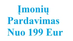 Įmonės pardavimas 199 Eur,domeno/verslo pardavimas