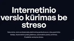 Internetinė parduotuvė su integruotu tiekėju