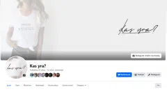 Parduodama facebook parduotuvė "Kas yra?" su virš 63 tūkst sėkėjais.