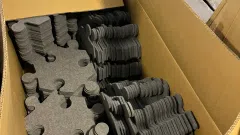 Parduodamas verslas su produkcijos likučiais. Puzzle tipo kilimėliai - 3