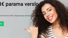 Parama verslo kūrimui iki 32178€