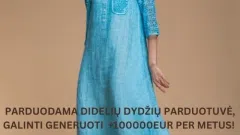 Parduodama didelių dydžių parduotuvė