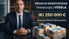 Privatus investuotojas investuoja į verslą