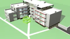 Parduodamas pastatas su projektu 1092 kv.m ploto, 3 aukštai namui Dvaro g. , Ramučių k., - 2