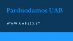 Parduodama UAB PVM mokėtoja