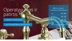 Parduodama internetinė svetainė: http://santechnikaskaune.lt