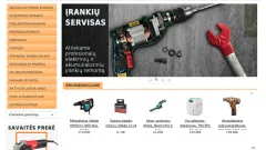 Parduodama e-parduotuvė be prekių.