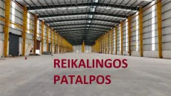 Reikalingos patalpos sandėliavimui