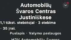 Automobilių plovykla H2V . Verslo pardavimas.