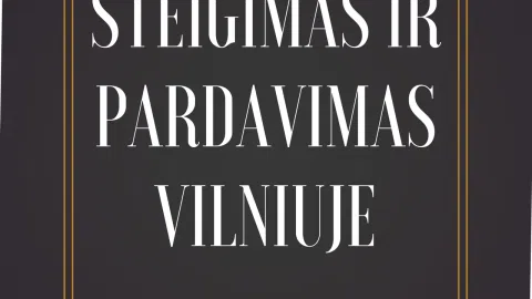 Parduodamos naujos UAB - 1