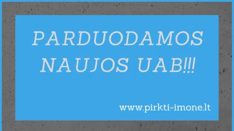Parduodamos naujos UAB - 1