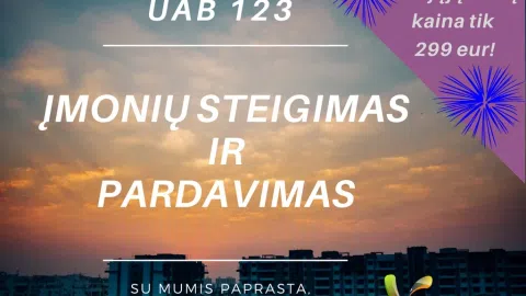 UAB123 – įmonių steigimas ir pardavimas - 1