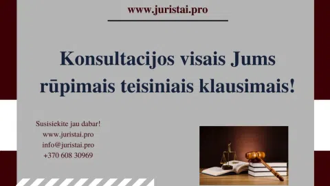 Teisinės paslaugos Jums ir Jūsų verslui - 1