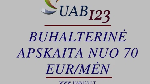 Buhalterinė apskaita geriausiomis sąlygomis! - 1