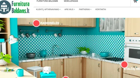 Parduodama baldinės furnitūros parduotuvė internete - 1