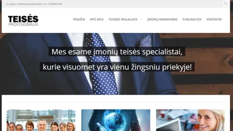 Teisinių paslaugų puslapis - 1