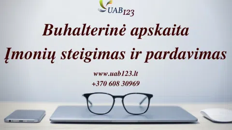 Buhalterinė apskaita, įmonių steigimas ir pardavimas! - 1